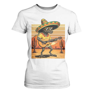 Funny Cinco De Mayo Chupacabra T Shirt For Women Guitar Fiesta Gift TS12 White Print Your Wear