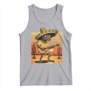 Funny Cinco De Mayo Chupacabra Tank Top Guitar Fiesta Gift TS12 Athletic Heather Print Your Wear