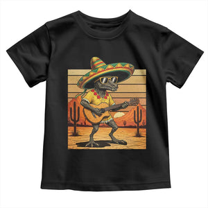 Funny Cinco De Mayo Chupacabra Toddler T Shirt Guitar Fiesta Gift TS12 Black Print Your Wear