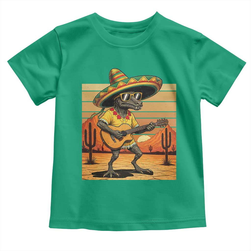 Funny Cinco De Mayo Chupacabra Toddler T Shirt Guitar Fiesta Gift TS12 Irish Green Print Your Wear
