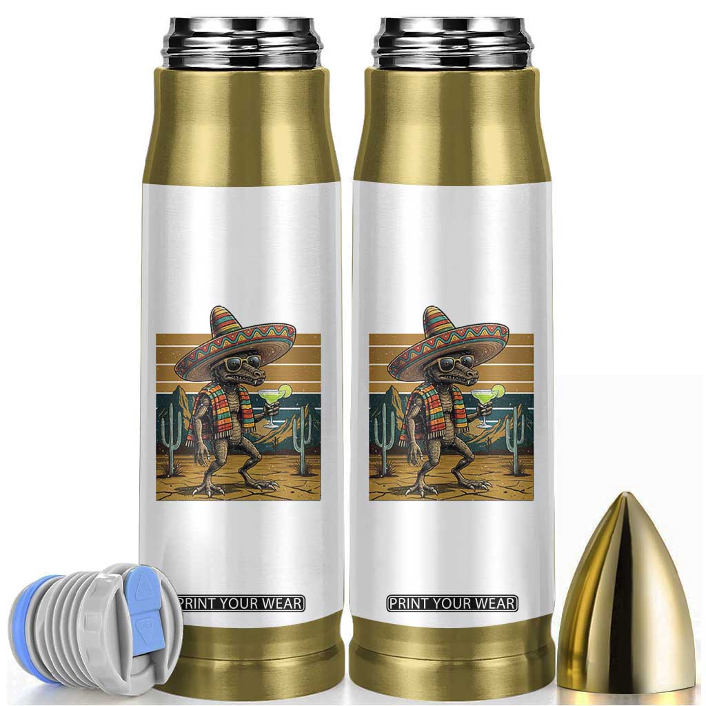 Funny Chupacabra Fiesta Bullet Tumbler Cinco De Mayo Gift TS12 White Print Your Wear