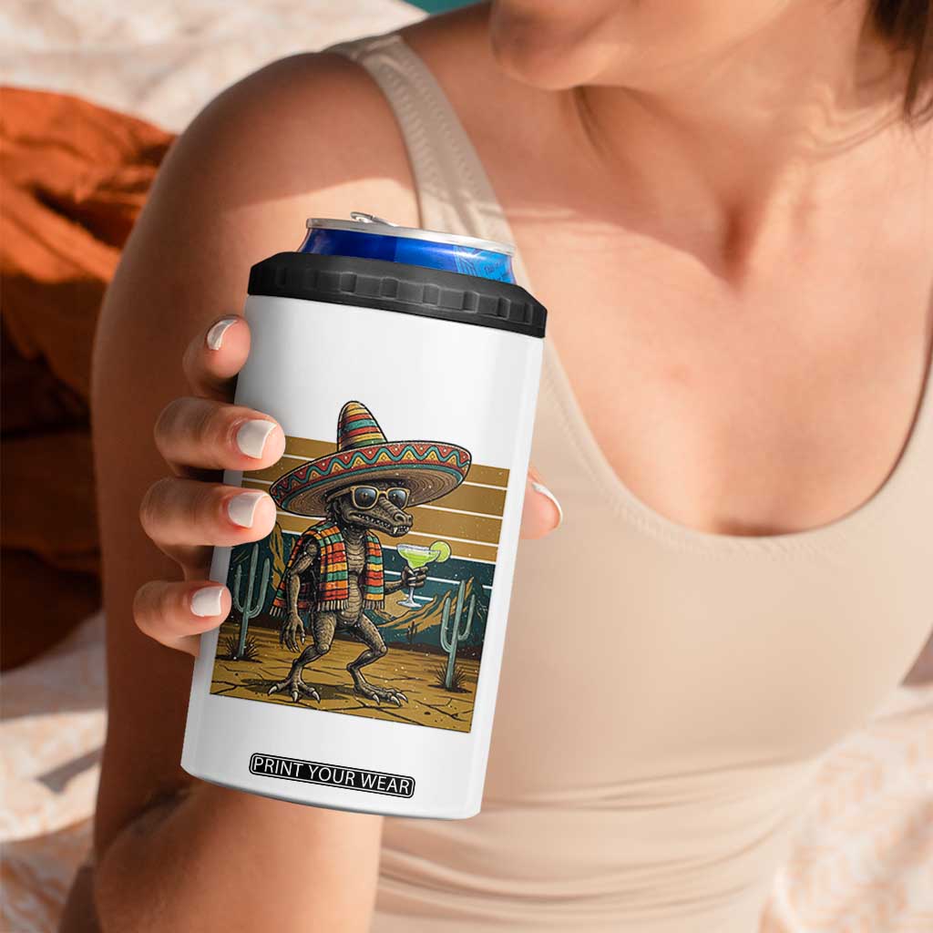 Funny Chupacabra Fiesta 4 in 1 Can Cooler Tumbler Cinco De Mayo Gift TS12 Print Your Wear