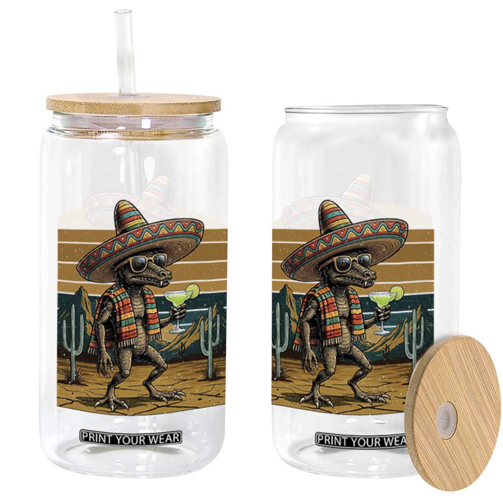 Funny Chupacabra Fiesta Glass Can Cinco De Mayo Gift TS12 Print Your Wear