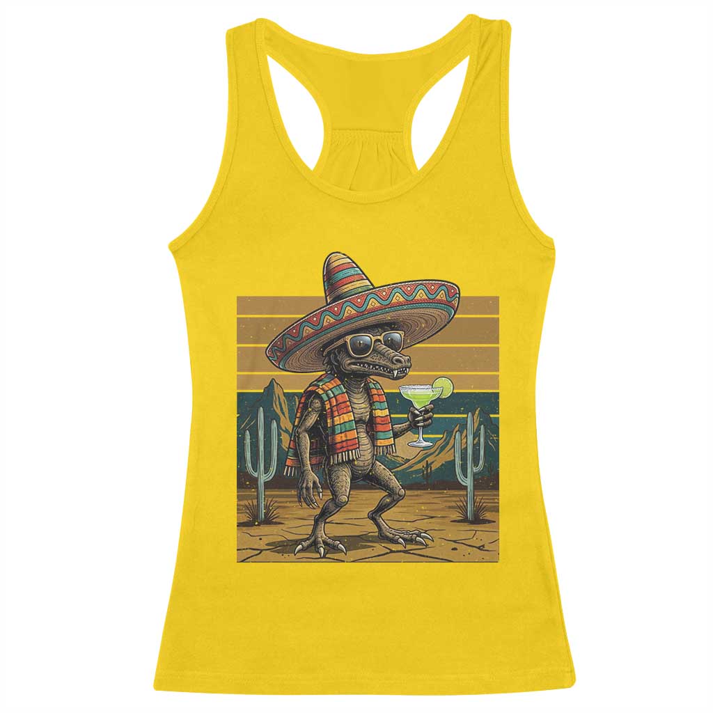 Funny Chupacabra Fiesta Racerback Tank Top Cinco De Mayo Gift TS12 Daisy Print Your Wear