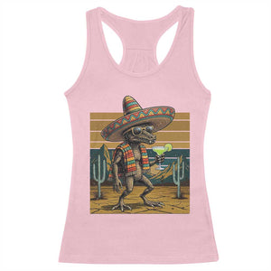 Funny Chupacabra Fiesta Racerback Tank Top Cinco De Mayo Gift TS12 Light Pink Print Your Wear