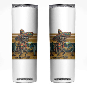 Funny Chupacabra Fiesta Skinny Tumbler Cinco De Mayo Gift TS12 White Print Your Wear