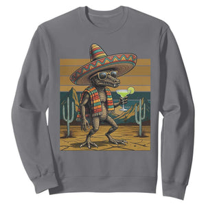 Funny Chupacabra Fiesta Sweatshirt Cinco De Mayo Gift TS12 Charcoal Print Your Wear