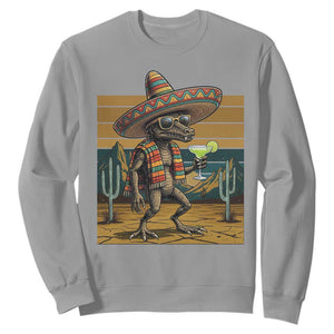 Funny Chupacabra Fiesta Sweatshirt Cinco De Mayo Gift TS12 Sport Gray Print Your Wear