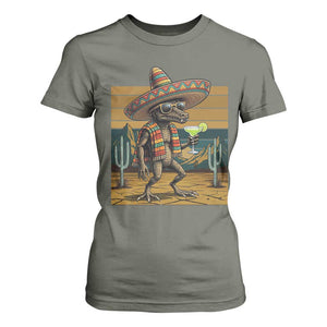 Funny Chupacabra Fiesta T Shirt For Women Cinco De Mayo Gift TS12 Military Green Print Your Wear