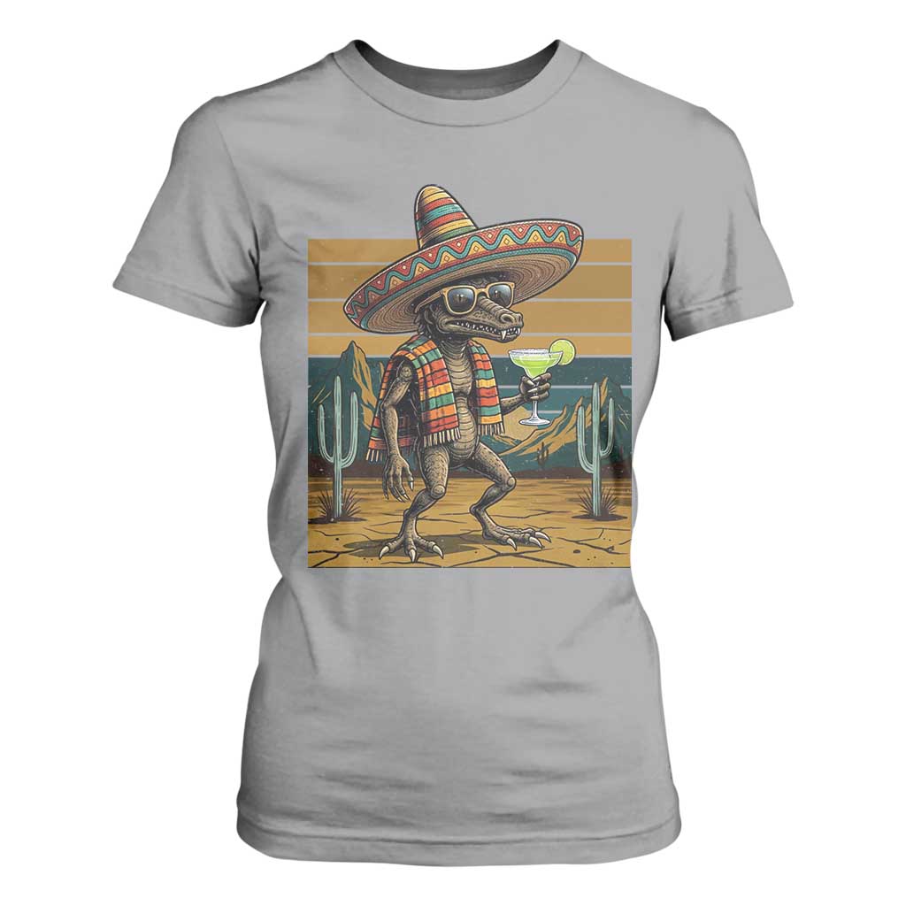 Funny Chupacabra Fiesta T Shirt For Women Cinco De Mayo Gift TS12 Sport Gray Print Your Wear