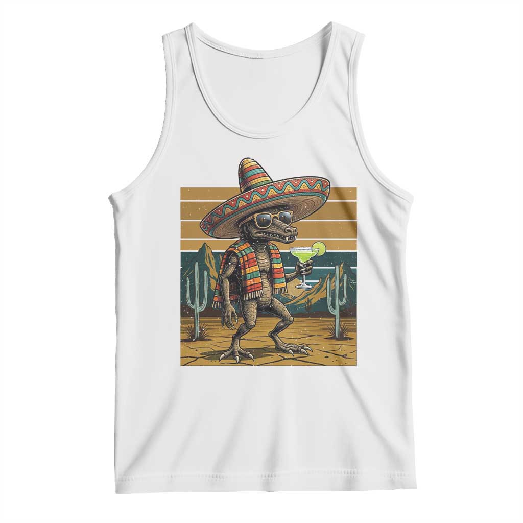 Funny Chupacabra Fiesta Tank Top Cinco De Mayo Gift TS12 White Print Your Wear