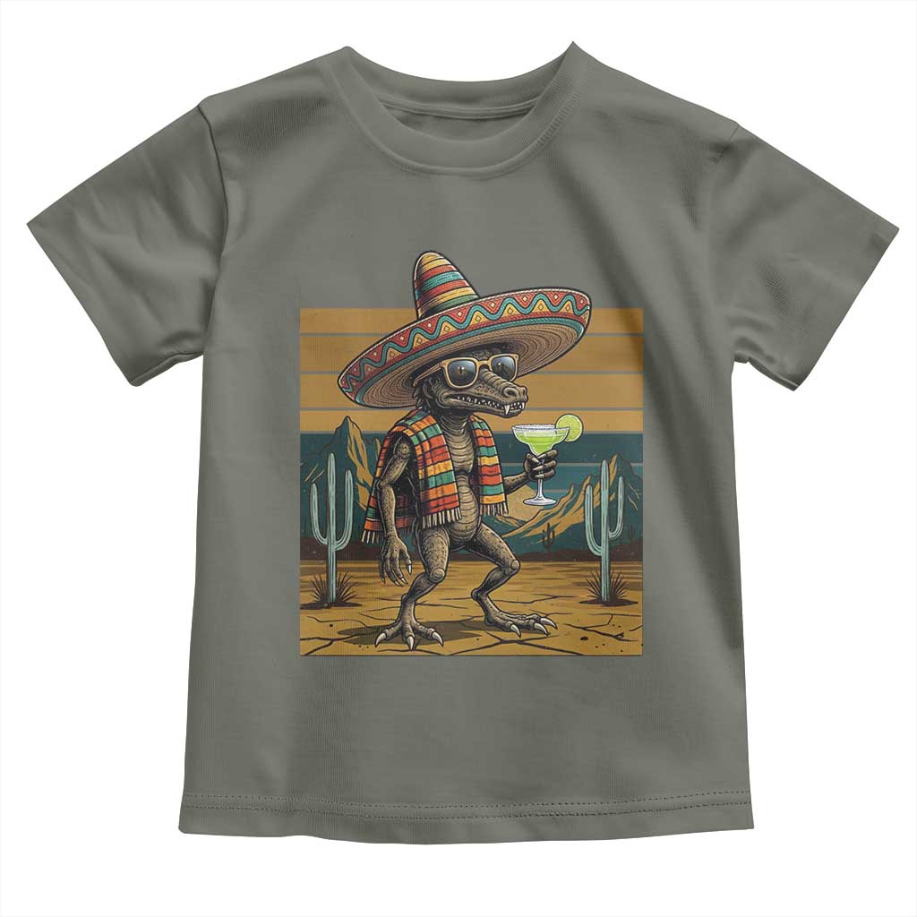 Funny Chupacabra Fiesta Toddler T Shirt Cinco De Mayo Gift TS12 Military Green Print Your Wear