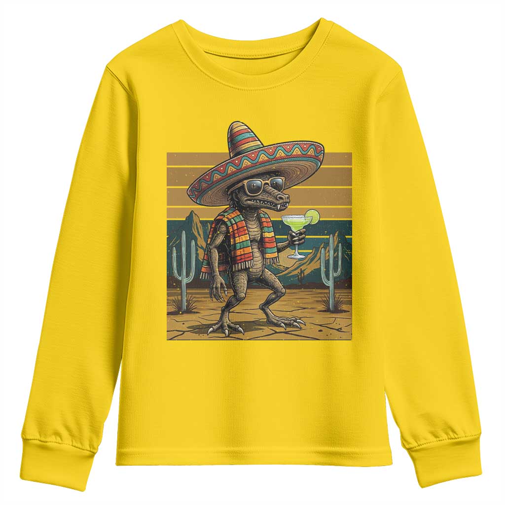 Funny Chupacabra Fiesta Youth Sweatshirt Cinco De Mayo Gift TS12 Daisy Print Your Wear