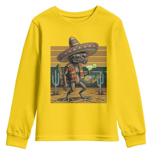 Funny Chupacabra Fiesta Youth Sweatshirt Cinco De Mayo Gift TS12 Daisy Print Your Wear