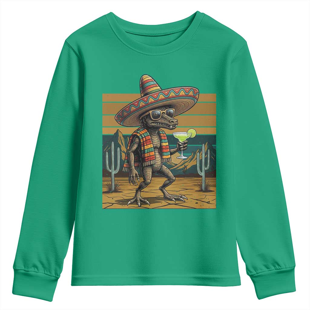 Funny Chupacabra Fiesta Youth Sweatshirt Cinco De Mayo Gift TS12 Irish Green Print Your Wear