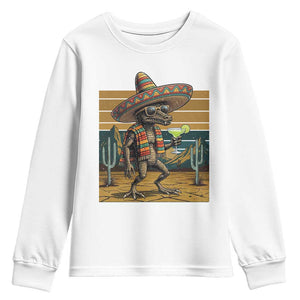 Funny Chupacabra Fiesta Youth Sweatshirt Cinco De Mayo Gift TS12 White Print Your Wear