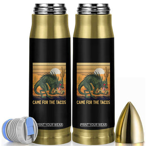 Funny Chupacabra Taco Lover Bullet Tumbler Came For The Tacos TS12 Black Print Your Wear