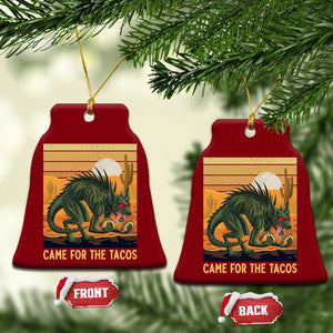 Funny Chupacabra Taco Lover Ceramic Ornament Came For The Tacos TS12 Print Your Wear