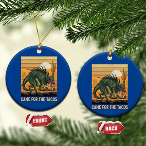 Funny Chupacabra Taco Lover Ceramic Ornament Came For The Tacos TS12 1pc Blue Print Your Wear