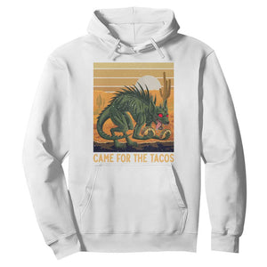 Funny Chupacabra Taco Lover Hoodie Came For The Tacos TS12 White Print Your Wear