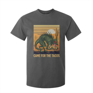 Funny Chupacabra Taco Lover T Shirt For Kid Came For The Tacos TS12 Dark Heather Print Your Wear