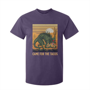 Funny Chupacabra Taco Lover T Shirt For Kid Came For The Tacos TS12 Purple Print Your Wear
