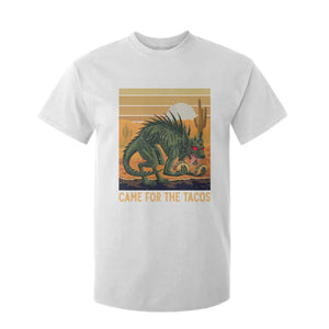 Funny Chupacabra Taco Lover T Shirt For Kid Came For The Tacos TS12 White Print Your Wear