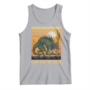 Funny Chupacabra Taco Lover Tank Top Came For The Tacos TS12 Athletic Heather Print Your Wear