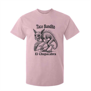 Funny Chupacabra Taco Bandito T Shirt For Kid Gift For Mexican Food Fan TS12 Light Pink Print Your Wear