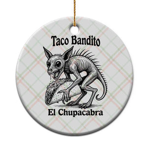 Funny Chupacabra Taco Bandito Ceramic Ornament Gift For Mexican Food Fan TS12 1pc Christmas Plaid Print Your Wear