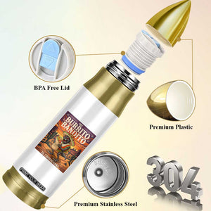Funny El Chupacabra Burrito Bandito Bullet Tumbler Cinco De Mayo Gift TS12 Print Your Wear