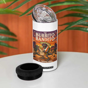 Funny El Chupacabra Burrito Bandito 4 in 1 Can Cooler Tumbler Cinco De Mayo Gift TS12 Print Your Wear