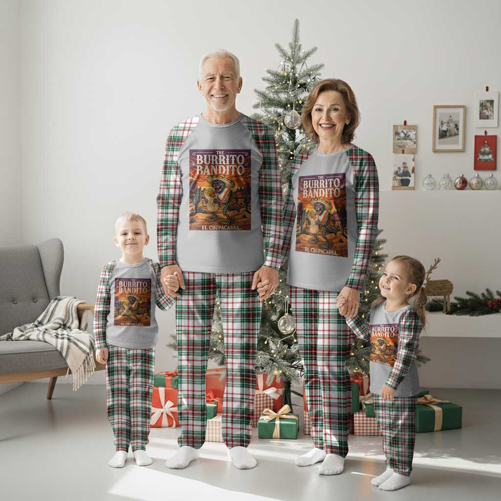 Funny El Chupacabra Burrito Bandito Plaid Pajama Set Cinco De Mayo Gift TS12 Christmas Plaid Print Your Wear