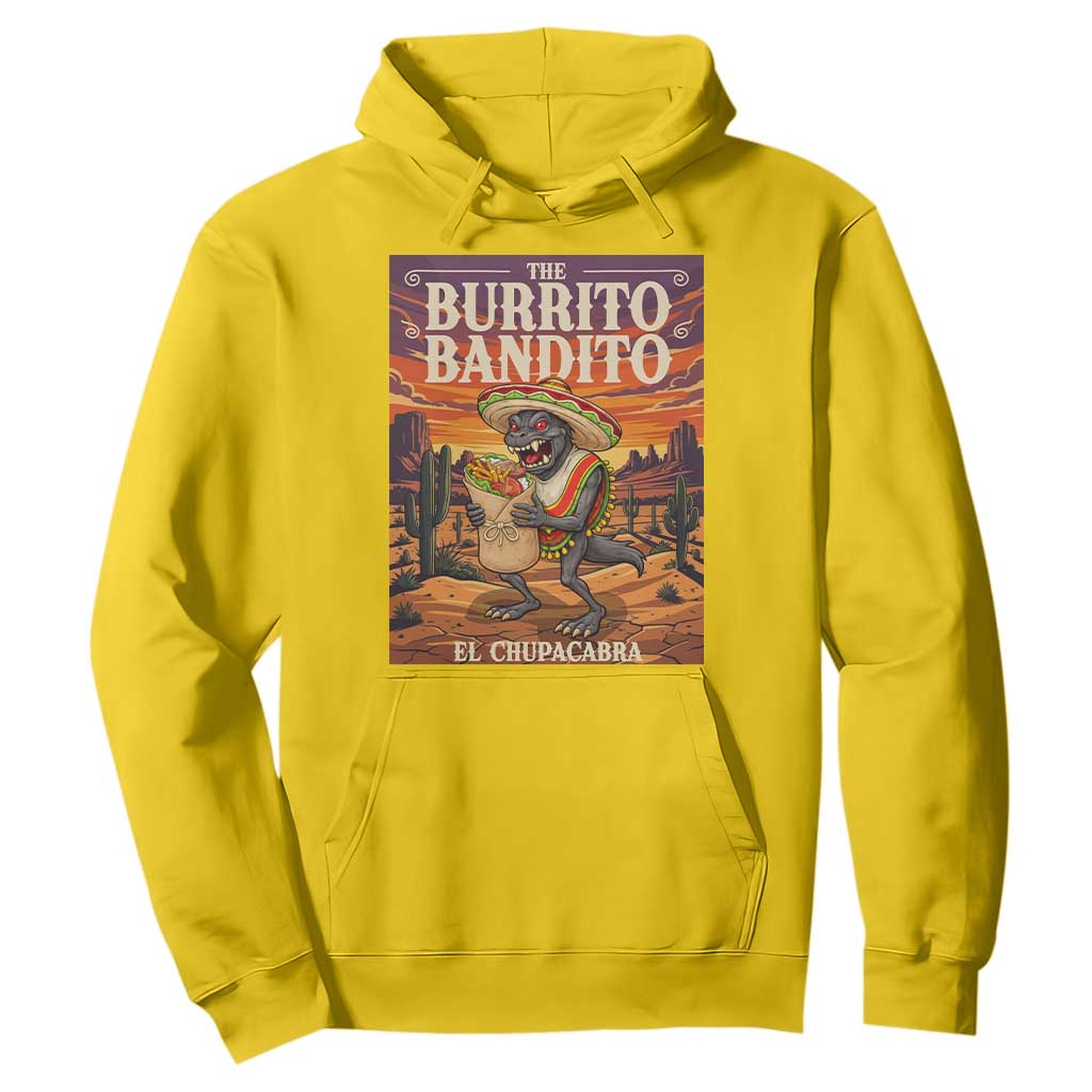 Funny El Chupacabra Burrito Bandito Hoodie Cinco De Mayo Gift TS12 Daisy Print Your Wear