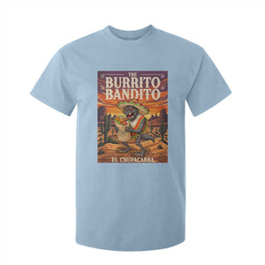 Funny El Chupacabra Burrito Bandito T Shirt For Kid Cinco De Mayo Gift TS12 Light Blue Print Your Wear
