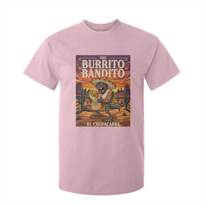 Funny El Chupacabra Burrito Bandito T Shirt For Kid Cinco De Mayo Gift TS12 Light Pink Print Your Wear