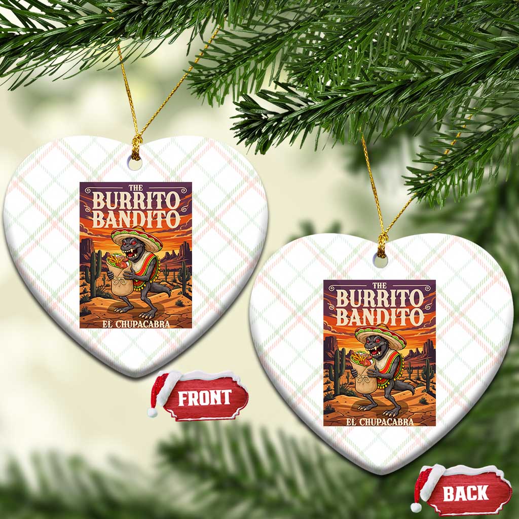Funny El Chupacabra Burrito Bandito Ceramic Ornament Cinco De Mayo Gift TS12 Print Your Wear