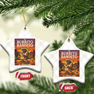 Funny El Chupacabra Burrito Bandito Ceramic Ornament Cinco De Mayo Gift TS12 Print Your Wear