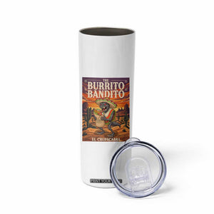 Funny El Chupacabra Burrito Bandito Skinny Tumbler Cinco De Mayo Gift TS12 Print Your Wear