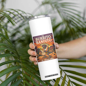 Funny El Chupacabra Burrito Bandito Skinny Tumbler Cinco De Mayo Gift TS12 Print Your Wear