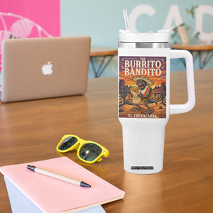 Funny El Chupacabra Burrito Bandito Tumbler With Handle Cinco De Mayo Gift TS12 Print Your Wear