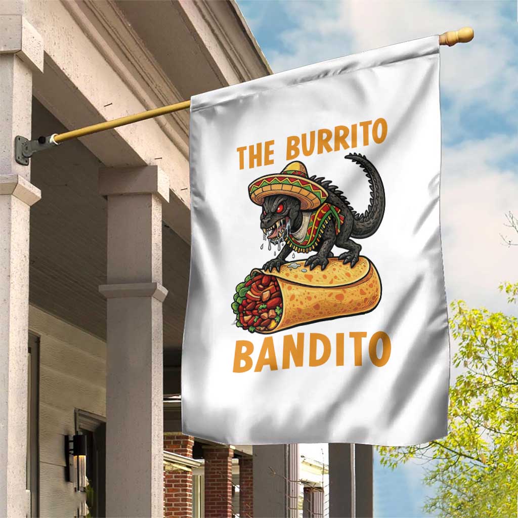 Funny Cinco De Mayo Chupacabra Garden Flag The Burrito Bandito TS12 Print Your Wear