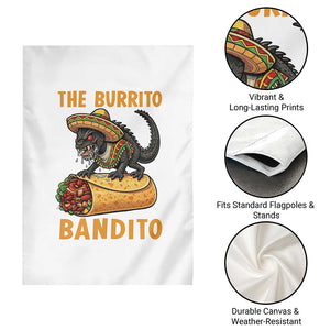 Funny Cinco De Mayo Chupacabra Garden Flag The Burrito Bandito TS12 Print Your Wear