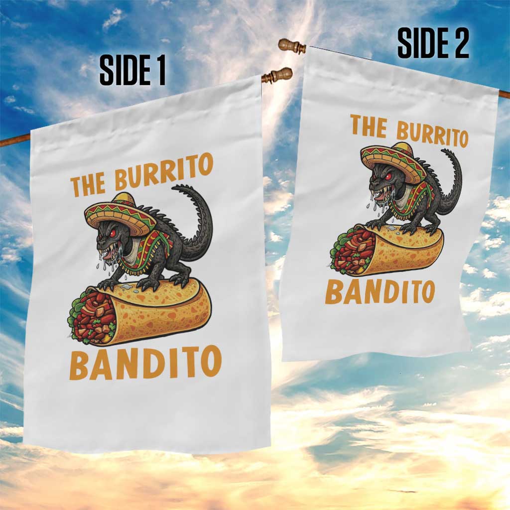 Funny Cinco De Mayo Chupacabra Garden Flag The Burrito Bandito TS12 Print Your Wear