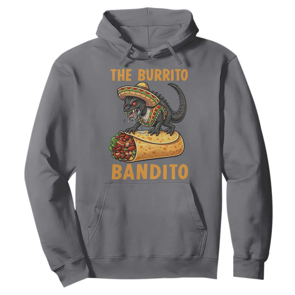 Funny Cinco De Mayo Chupacabra Hoodie The Burrito Bandito TS12 Charcoal Print Your Wear