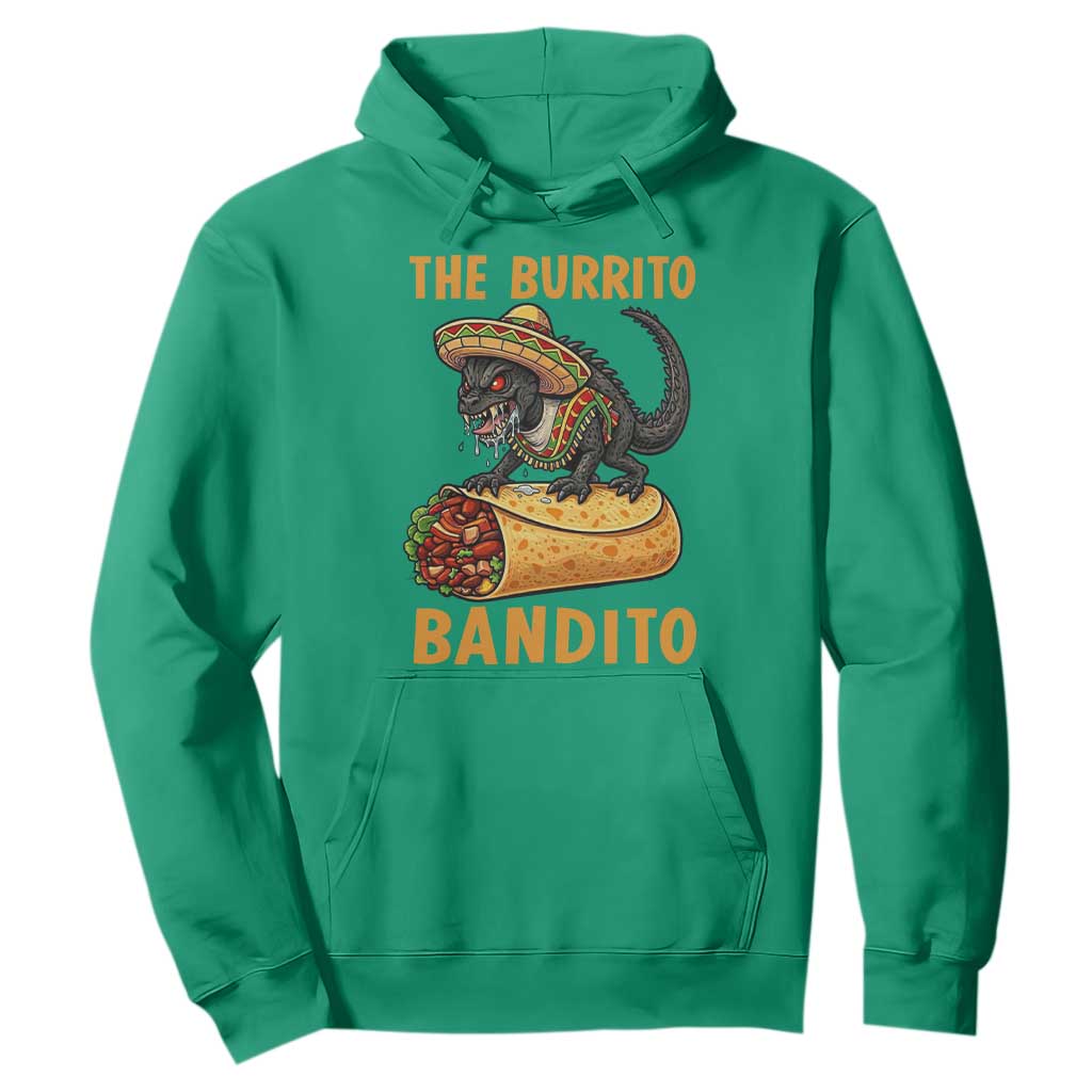 Funny Cinco De Mayo Chupacabra Hoodie The Burrito Bandito TS12 Irish Green Print Your Wear