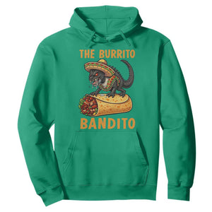 Funny Cinco De Mayo Chupacabra Hoodie The Burrito Bandito TS12 Irish Green Print Your Wear