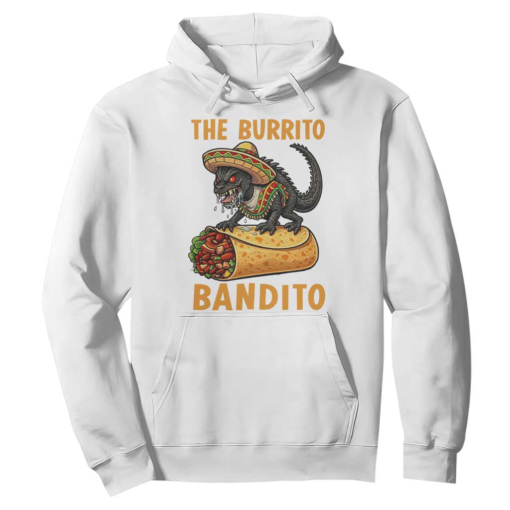 Funny Cinco De Mayo Chupacabra Hoodie The Burrito Bandito TS12 White Print Your Wear