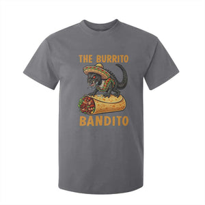 Funny Cinco De Mayo Chupacabra T Shirt For Kid The Burrito Bandito TS12 Charcoal Print Your Wear