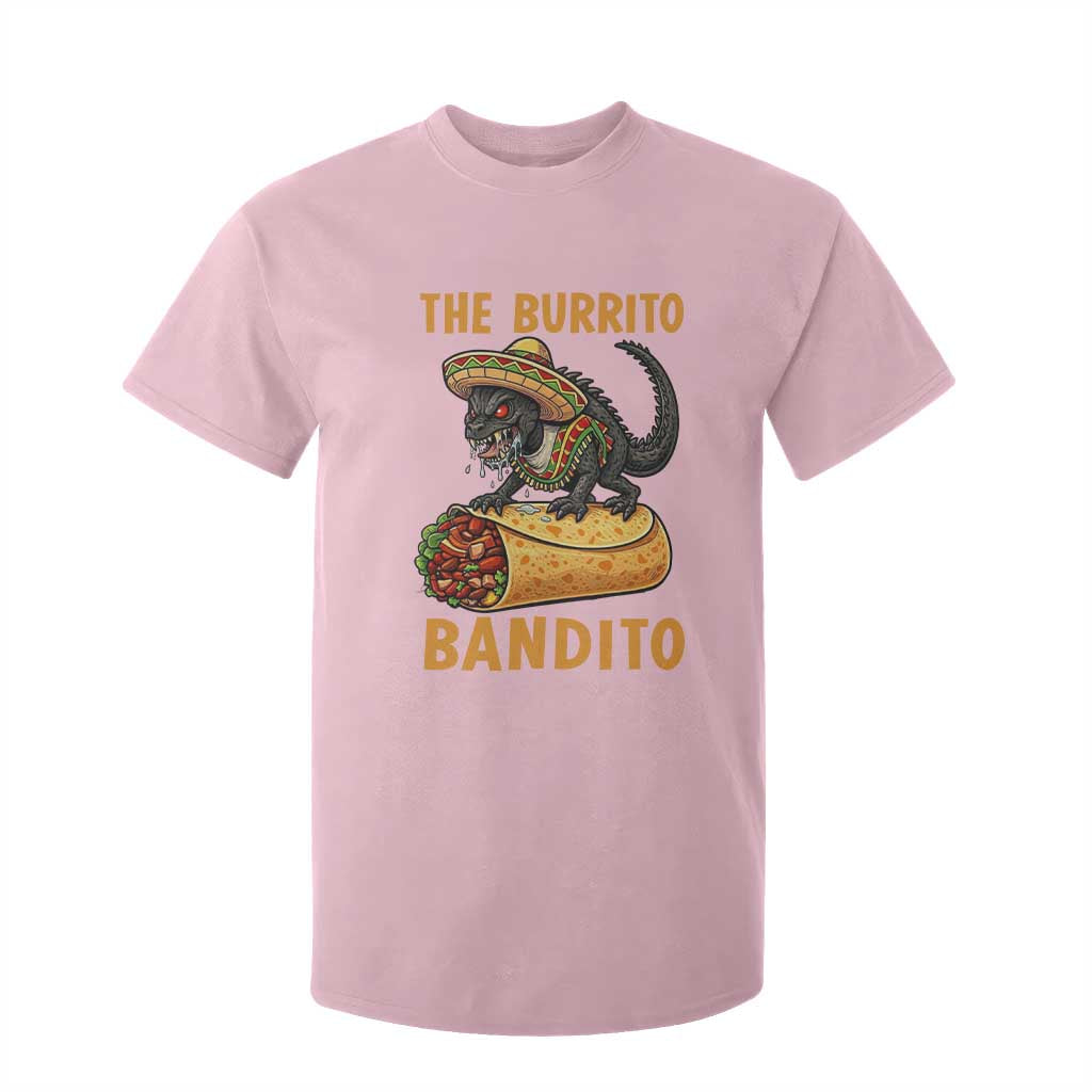 Funny Cinco De Mayo Chupacabra T Shirt For Kid The Burrito Bandito TS12 Light Pink Print Your Wear